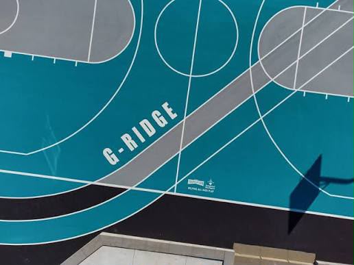 Gordonridge community court branding celebrating resident youth recreation